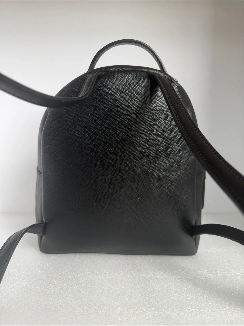 KATE SPADE Greta Court Sammi Black Glitter Small Backpack